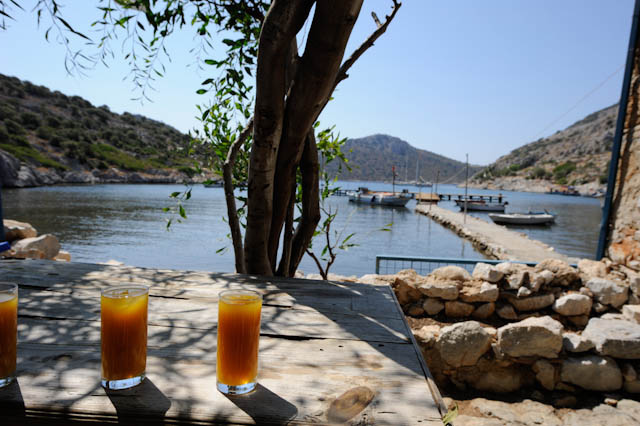 Village of Sogut on the Bozburun Peninsula in Turkey